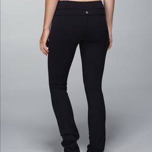 Black lululemon skinny groove leggings